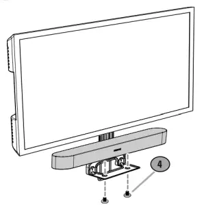 SANUS SOUNDBAR MOUNT for Sonos Beam WSSBM1 B2 - the soundbar 5