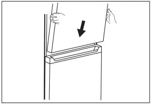 ZANUSSI ZTAN24FW0 Litre 80-- Install the upper
