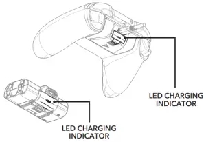 pdp gaming 049-010 Play and Charge Kit - LIGHTING FEATURES