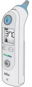 Hill-Rom 06000-200 Braun ThermoScan PRO 6000 Ear Thermometer