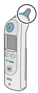 Hill Rom 06000 200 Braun ThermoScan PRO 6000 Ear Thermometer - Lens window and probe