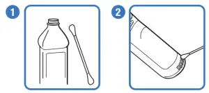 Hill Rom 06000 200 Braun ThermoScan PRO 6000 Ear Thermometer - Thermometer contacts 1