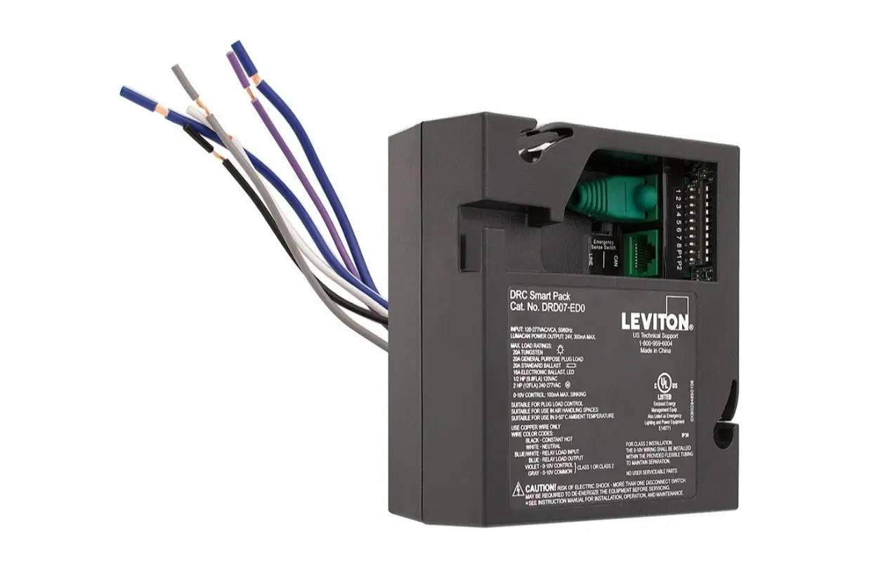 Leviton Drd07 Distributed Room Controller Smart Pack Instruction Manual