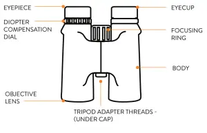 CELESTRON 72349 Outland X 12X42 Binocular - figure 1
