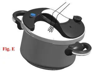 EXCELSTEEL 598 7 5 Quart Pressure Cooker -release steam