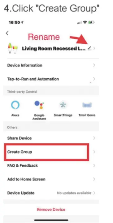 FUJIAN How to Control Multiple Recessed Lighting at the same time - App 1
