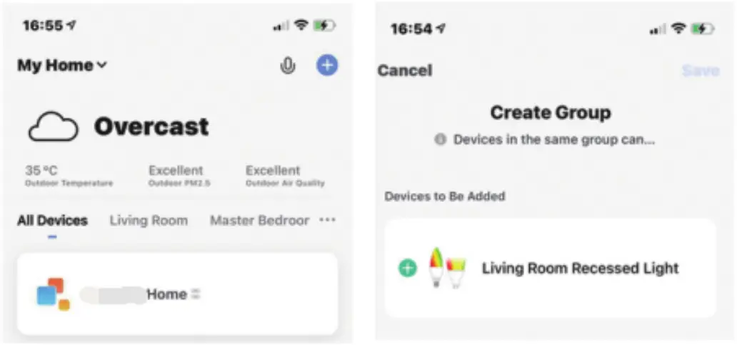 FUJIAN How to Control Multiple Recessed Lighting at the same time - App 2