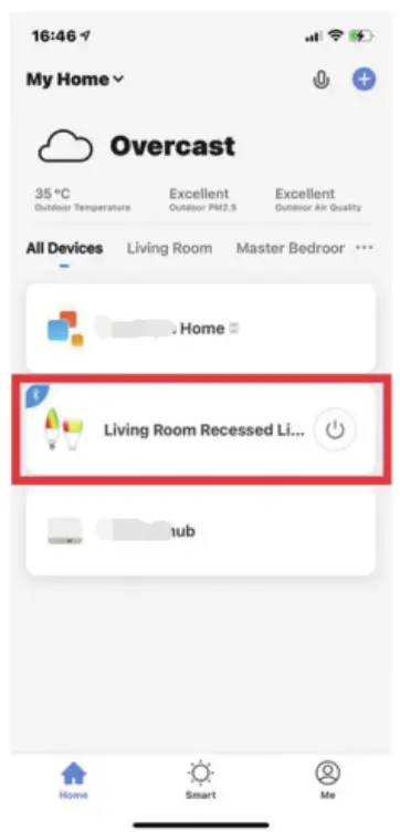 FUJIAN How to Control Multiple Recessed Lighting at the same time - App