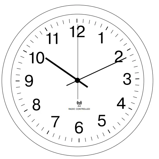 hama 00186359 Radio Controlled DCF Wall Clock
