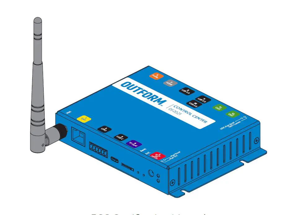 Outform Of2021 Control Center Instruction Manual