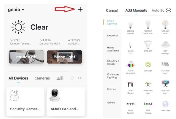 Genio I002925-5M Smart Wi-Fi Neon LED Light- open up