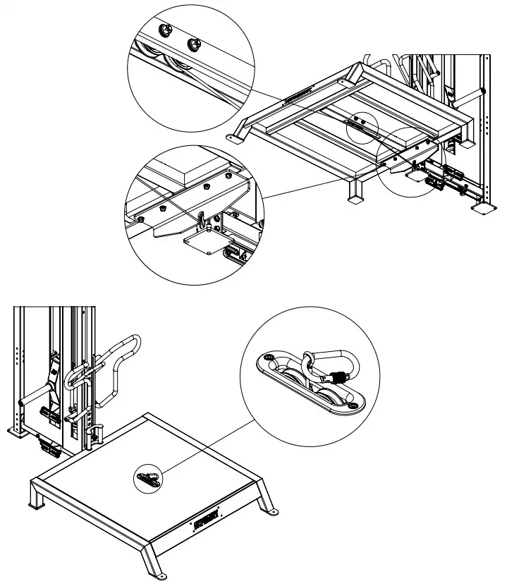 ALPHAFIT 41217 Core Belt Squat Lower Body - STEP 2