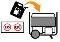 Cabelas 4000W Dual Fuel Portable Generator - Add fuel