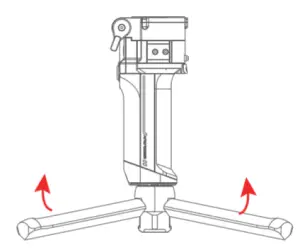 MOZA AirCross 3 Handheld Gimbal Stabilizer - Attaching the Tripod 2