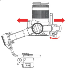 MOZA AirCross 3 Handheld Gimbal Stabilizer - Balance Adjustment