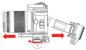 MOZA AirCross 3 Handheld Gimbal Stabilizer - horizontal