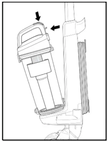 BLACK DECKER BDASL101 Airswivel Ultra Light Weight Upright Vacuum Cleaner - figure 15