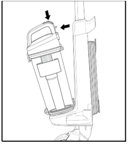 BLACK DECKER BDASL101 Airswivel Ultra Light Weight Upright Vacuum Cleaner - figure 21