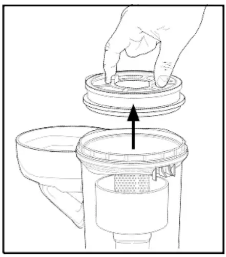 BLACK DECKER BDASL101 Airswivel Ultra Light Weight Upright Vacuum Cleaner - figure 23