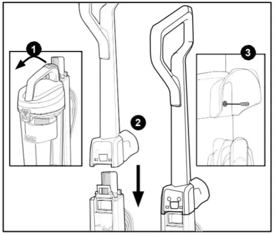 BLACK DECKER BDASL101 Airswivel Ultra Light Weight Upright Vacuum Cleaner - figure 3