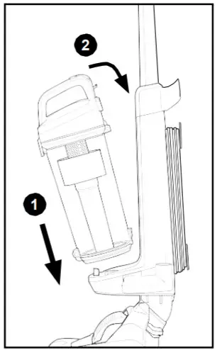 BLACK DECKER BDASL101 Airswivel Ultra Light Weight Upright Vacuum Cleaner - figure 4