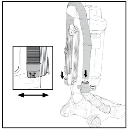 BLACK DECKER BDASL101 Airswivel Ultra Light Weight Upright Vacuum Cleaner - figure 5