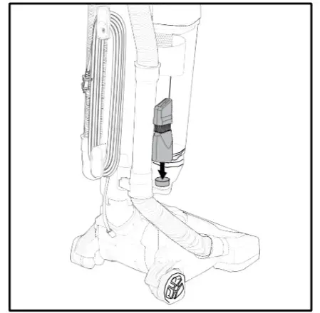 BLACK DECKER BDASL101 Airswivel Ultra Light Weight Upright Vacuum Cleaner - figure 6