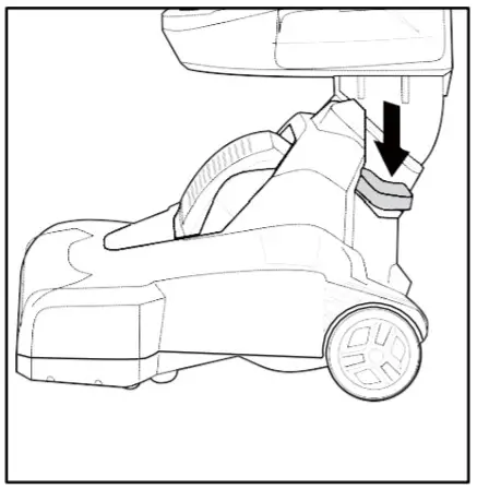 BLACK DECKER BDASL101 Airswivel Ultra Light Weight Upright Vacuum Cleaner - figure 9