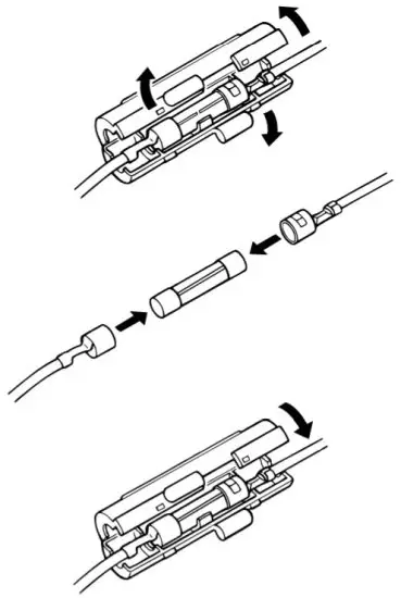 ICOM IC F5122D VHF Mobile Transcuiver - FUSE REPLACEMENT