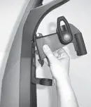 Bissell Proheat Premier 2X 3.Place Upper Hose Rack Onto Back Of Upper Handle, And Secure With Screw