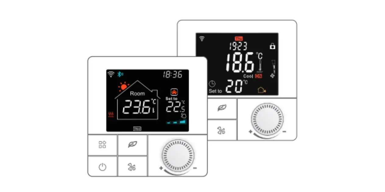 Beok Tr8b Week-programme Handwheel Thermostat With Color Lcd Screen Instruction Manual