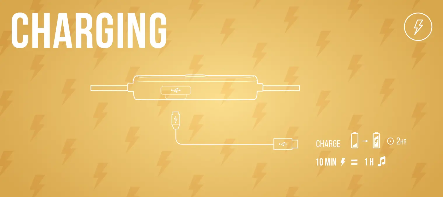 JBL TUNE 215BT Charging