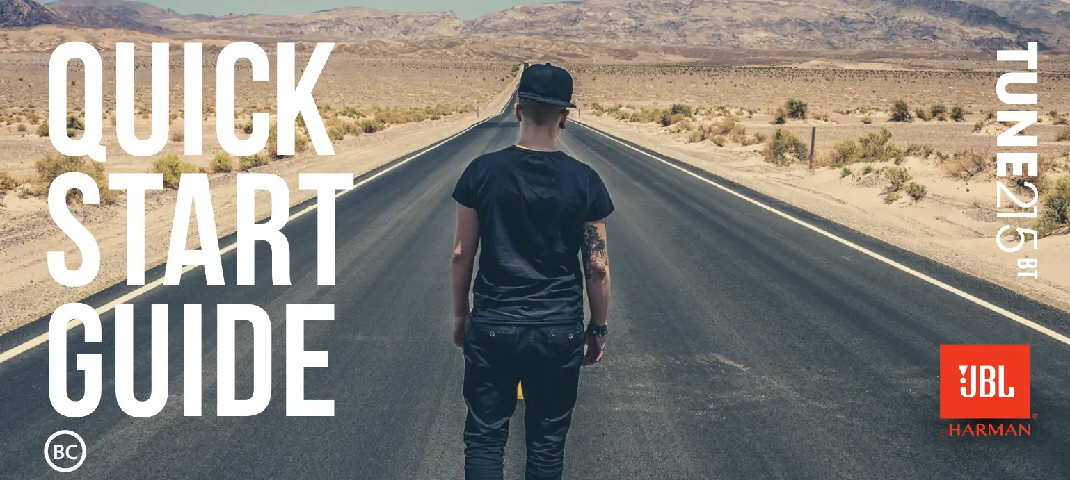 JBL TUNE 215BT Quick start guide