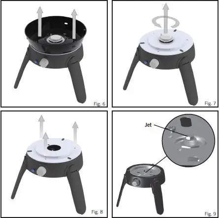 CADAC 6540H1 Safari Chef 30 Gas BBQ 11