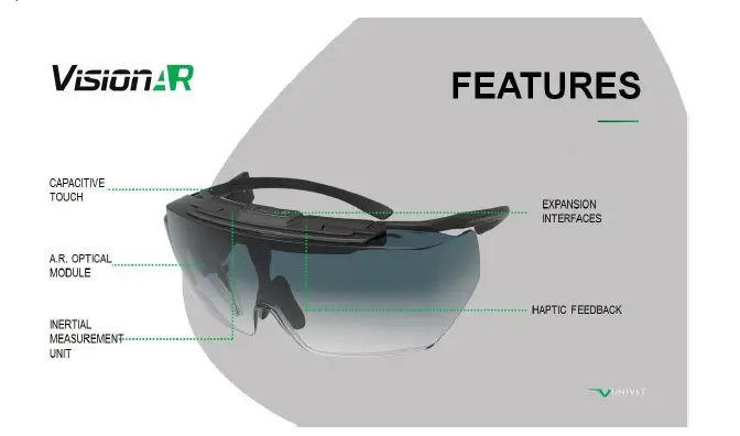 VisionAR Augmented Reality Safety Glasses FIG 1