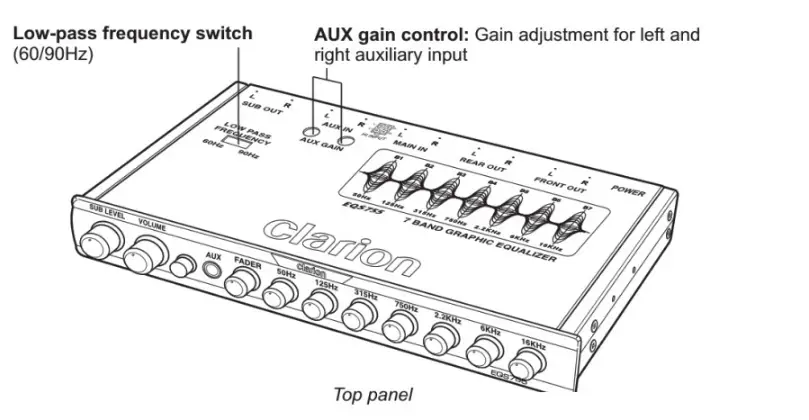 Clarion-EQS755-7-Band-Car-Audio-Graphic-Equalizer-fig-2