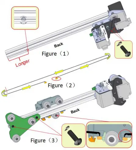 Creality 3D Ender 3D Printer logo axis assembly