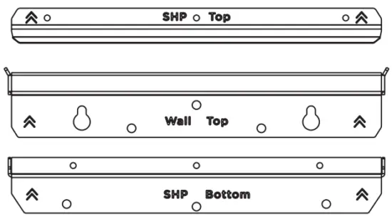 Wall mounting brackets