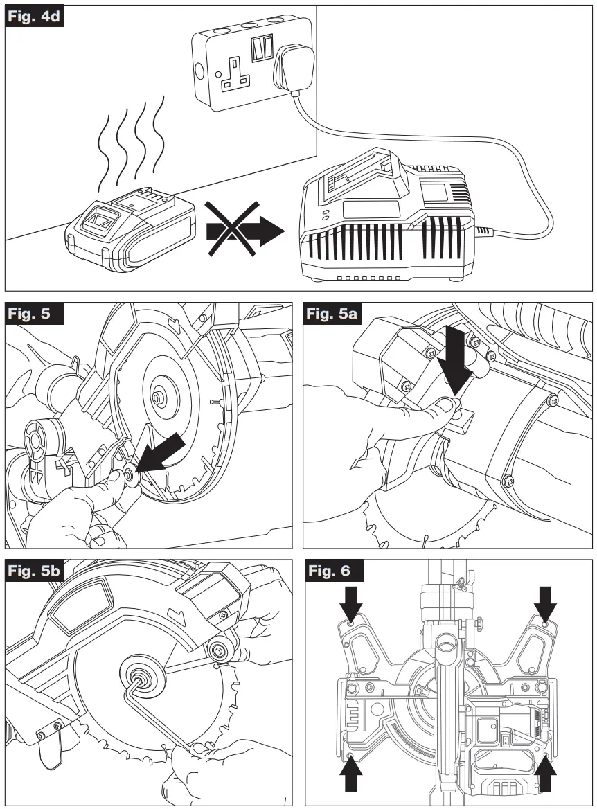 trend T18S MS184B 184mm 18V Li Ion TXLi Cordless Double Bevel Mitre Saw - Fig 3