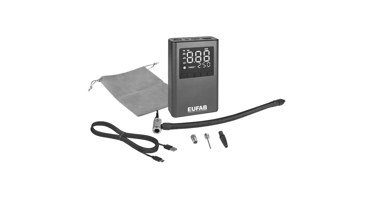 Eufab 21083 Chargeable Mini Compressor Instruction Manual Eufab 21083 Chargeable Mini Compressor Instruction Manual