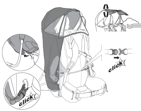 THULE 3204542 Sapling Rain Cover 2