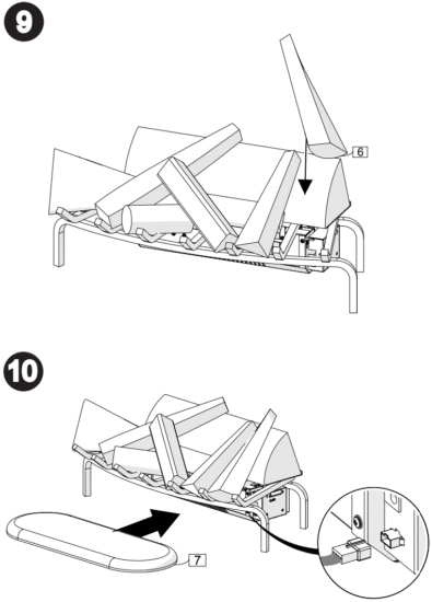 Dimplex DLGM29 28 in Opti Myst Electric Fireplace Log Set - Fig 8
