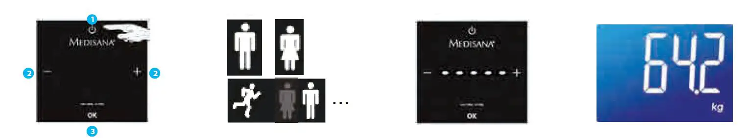 medisana FS15512 TargetScale 3 Body Analysis Scale with Target Function-fig3