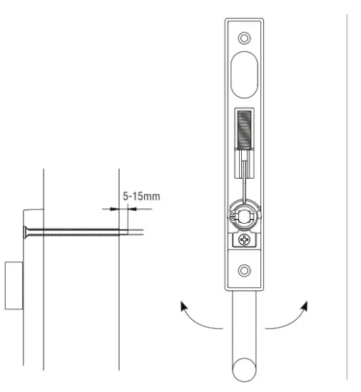 ENTRO A0400SSSM Narrow Stile Mortice Lock - FIT FURNITURE