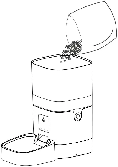 Huizhou Dudu DU4L-VS - Put pet food in food tank