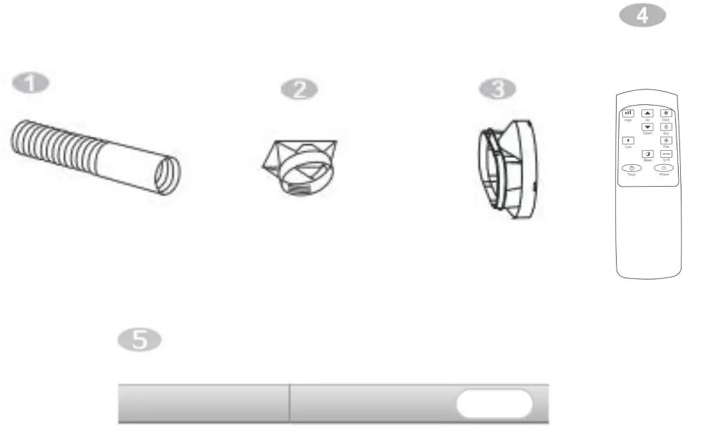 Nestfair LMS288454A Portable Air Conditioner - UNPACKING