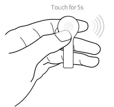 QCY AT X80R TWS Smart Earbuds - Mono Mode