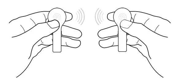 QCY AT X80R TWS Smart Earbuds - Pair