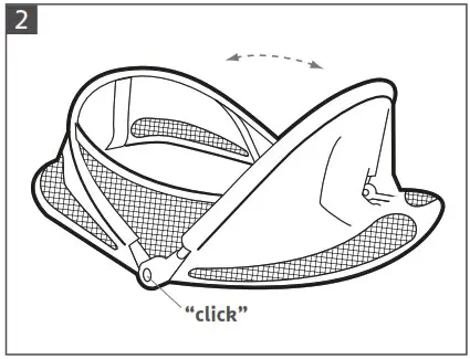 munchkin 64008 Fold n Go Brica Baby Travel Pod - How to Use 2