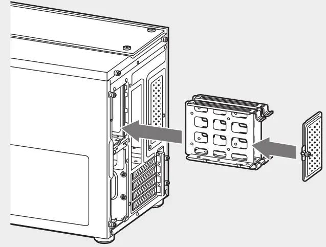 CORSAIR Crystal Series 280X - Installing HDDs